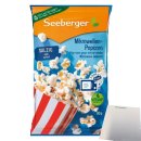 Seeberger Mikrowellen Popcorn gesalzen mit Seeberger Öl 6er Pack (6x90g Packung) + usy Block