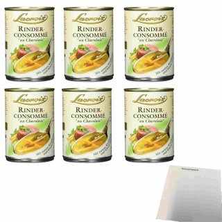 Lacroix Rindermark Consommé au Charolais 6er Pack (6x400ml) + usy Block