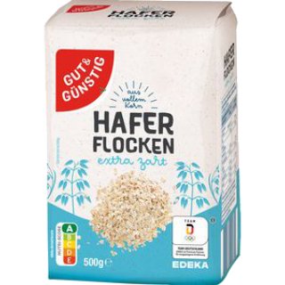 Gut & Günstig Haferflocken extra zart (500g Packung)