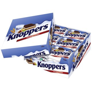 Knoppers Riegel Kioskbox (24x25g Packung)
