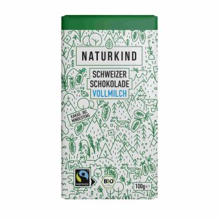 Edeka Bio Naturkind Vollmilch Schokolade 39% (100g Tafel)