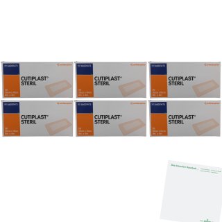 Smith&Nephew CUTIPLAST steriler Wundverband 6er Pack (6x50x 20x10cm) + usy Block