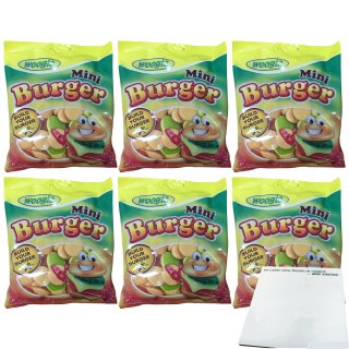 woogie Mini Burger 6er Pack (6x250g Tüte) + usy Blocker