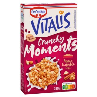 Vitalis Crunchy Moments Apple Crumble Style (350g Packung)
