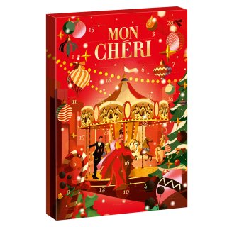 Ferrero Mon Cheri Adventskalender Motiv 2 Karussell (252g Packung)