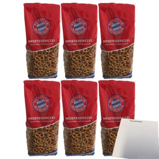 FC Bayern München Mini Salzbrezel 6er Pack (6x300g Packung) + usy Block