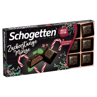 Schogetten Zuckerstange Minze (100g Packung)