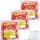 Woogie Herzlollys Himbeergeschmack 3er Pack (3x175g Packung) + usy Block
