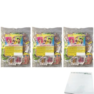 Woogie Herzlollys 3er Pack (3x175g Packung) + usy Block