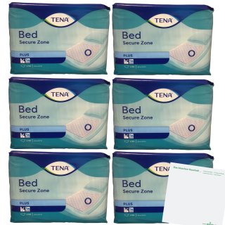 Tena Bed Plus 40x60cm 6er Pack (6x30 Stück) + usy Block