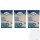 Tena Wash Glove Waschhandschuhe ohne Folie 3er Pack (3x200 Stück Packung) + usy Block