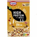 Dr. Oetker High Protein Müsli Früchte Mix 6er Pack (6x400g Packung) + usy Block