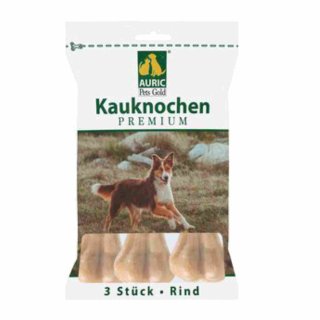 Auric Pets Gold Rind Kauknochen 3 Stück (150g Beutel)