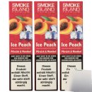 Smoke Island Ice Peach 3er Pack (3x600 Züge) + usy...