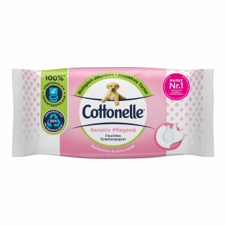Cottonelle Feuchte Toilettentcher Sensitive Nachfller (44 er )