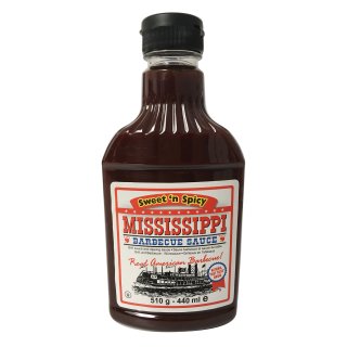 Mississippi Barbecue Grill Sauce "Sweetn Spicy", 440ml