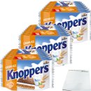 Knoppers Erdnuss Waffelschnitte  3er Pack (3x8x25g...
