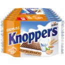 Knoppers Erdnuss Waffelschnitte  3er Pack (3x8x25g Packung) + usy Block