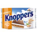 Knoppers Erdnuss Waffelschnitte  3er Pack (3x8x25g Packung) + usy Block