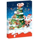 Kinder Mini Mix Adventskalender Motiv: Weihnachtsbaum mit mini kinder Bueno, Country und Schokolade (152g Packung)