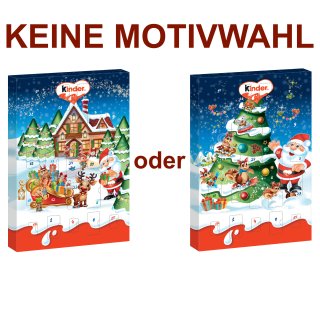 Kinder Mini Mix Adventskalender 2022 KEINE MOTIVWAHL mit mini kinder Bueno, Country und Schokolade (152g Packung)