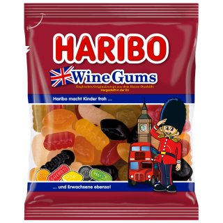 Haribo Wine Gums (175g Beutel)