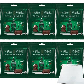 Nestle After Eight Winter Pralinés 6er Pack (6x65g Packung) + usy Block