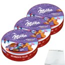 Milka Weihnachtsteller 3er Pack (3x202g Packung) + usy Block
