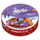 Milka Weihnachtsteller 3er Pack (3x202g Packung) + usy Block