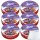 Milka Weihnachtsteller 6er Pack (6x202g Packung) + usy Block