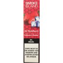Smoke Island E-Shisha Strawberry ohne Nikotin 10er Pack (10x600 Züge) + usy Block