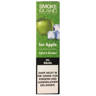 Smoke Island E-Shisha Ice Apple ohne Nikotin (600 Züge)