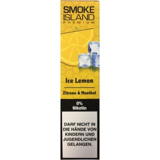 Smoke Island E-Shisha Ice Lemon ohne Nikotin (600 Züge)