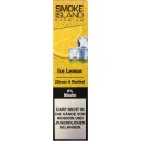 Smoke Island E-Shisha Ice Lemon ohne Nikotin 6er Pack (6x600 Züge) + usy Block