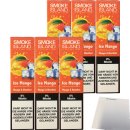 Smoke Island E-Shisha Ice Mango ohne Nikotin 6er Pack...