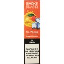 Smoke Island E-Shisha Ice Mango ohne Nikotin 6er Pack (6x600 Züge) + usy Block