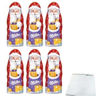 Milka Weihnachtsmann Knusper 6er Pack (6x95g) + usy Block