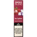 Smoke Island E-Shisha Ice Lychee ohne Nikotin 3er Pack (3x600 Züge) + usy Block