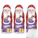 Milka Weihnachtsmann Alpenmilch Schokolade 3er Pack...