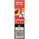 Smoke Island E-Shisha Ice Peach ohne Nikotin 10er Pack (10x600 Züge) + usy Block
