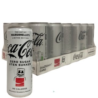 Coca Cola Zero Marshmello Edition 250ml VPE