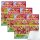 Haribo Cherry Cola Mix 6er Pack (6x80g Beutel) + usy Block