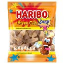 Haribo Happy Cola sauer 3er Pack (3x175g Beutel) + usy Block