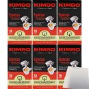 Kimbo Espresso Napoli 15 Kaffee-Pads 6er Pack (6x109,5g Packung) + usy Block