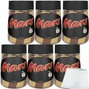 Mars Brotaufstrich mit Milchschokolade und Karamellcreme 6er Pack (6x350g Glas) + usy Block