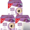 G&G Kaffee Grande Kaffeekapseln geeignet für Nescafe Dolce Gusto 3er Pack (3x16 Portionen) + usy Block