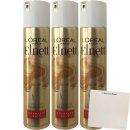 LOréal ParisElnett de Luxe Haarspray normaler Halt 3er Pack (3x250ml Flasche) + usy Block