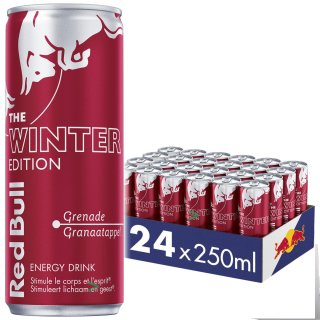 Red Bull Winter Edition Granatapfel (24x0,25l Dose)