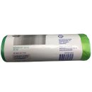 Ja Müllbeutel mit Zugband extra reißfest flüssigkeitsdicht 60L (6 Rolle 180 Beutel) 64x71cm  + usy Block