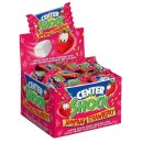 Center Shock Erdbeere Kaugummis extra sauer mit flüssigem Kern 100 Stück (400g Packung) + usy Block